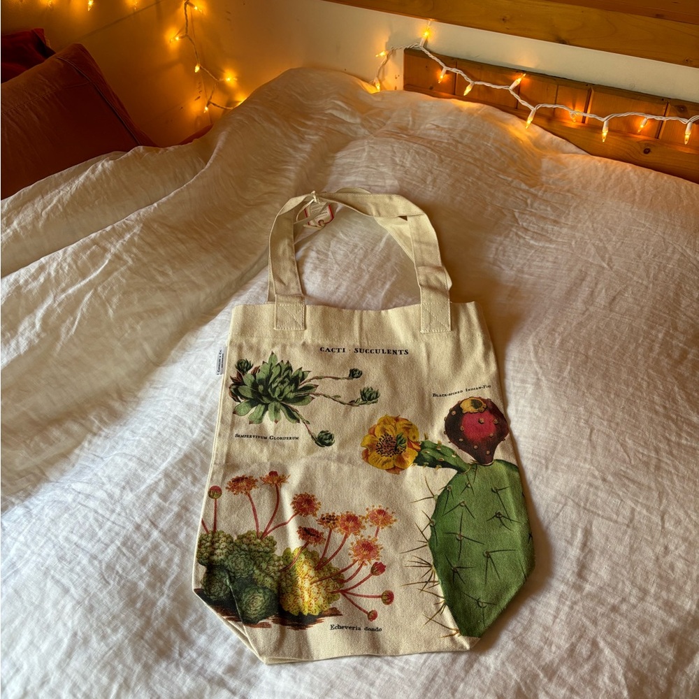 Cavallini & Co Botanical Canvas Tote Bag